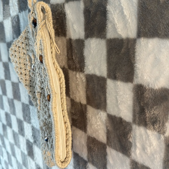 MCI & MERONA LOT OF 3  Boho Crochet & Beaded Purse + 1 Crochet Handbag - Picture 14 of 14